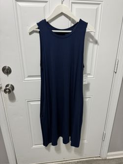 New with Tags. Time & Tru Navy Sleeveless Maxi Dress. Women’s Size Large (12/14)