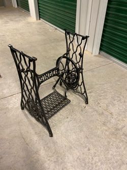 Singer sewing machine base