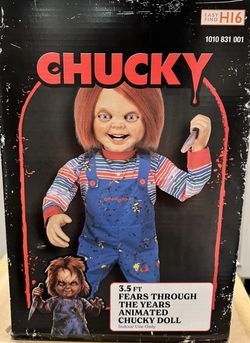3.5 Ft ANIMATED CHUCKY DOLL Halloween Animatronic