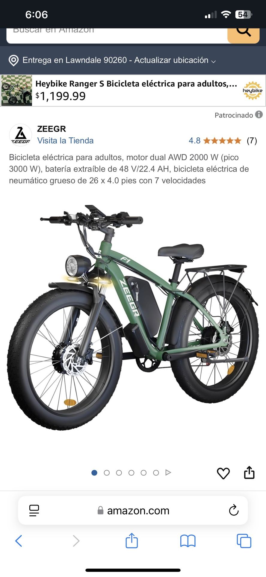 NEW ZEEGR ELECTRIC BIKE