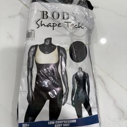 Black Low Compression Bodysuit