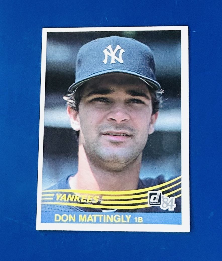 1984 Donruss Don Mattingly Rookie Baseball Card 