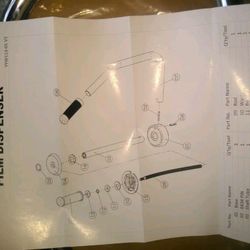 Heavy-duty industrial knob grip stretch film dispenser