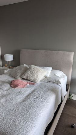 Queen Bed Frame City Furniture Like NEW!