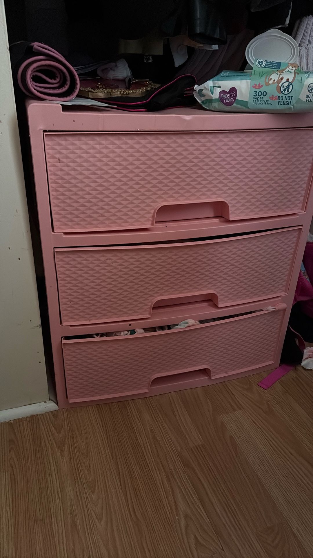 Pink Storage Bin