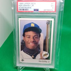 Mariners Ken Griffey Jr Graded Rookie Card