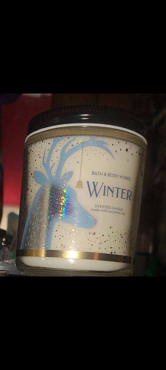 New Bath and Body Works Winter Scented Candle