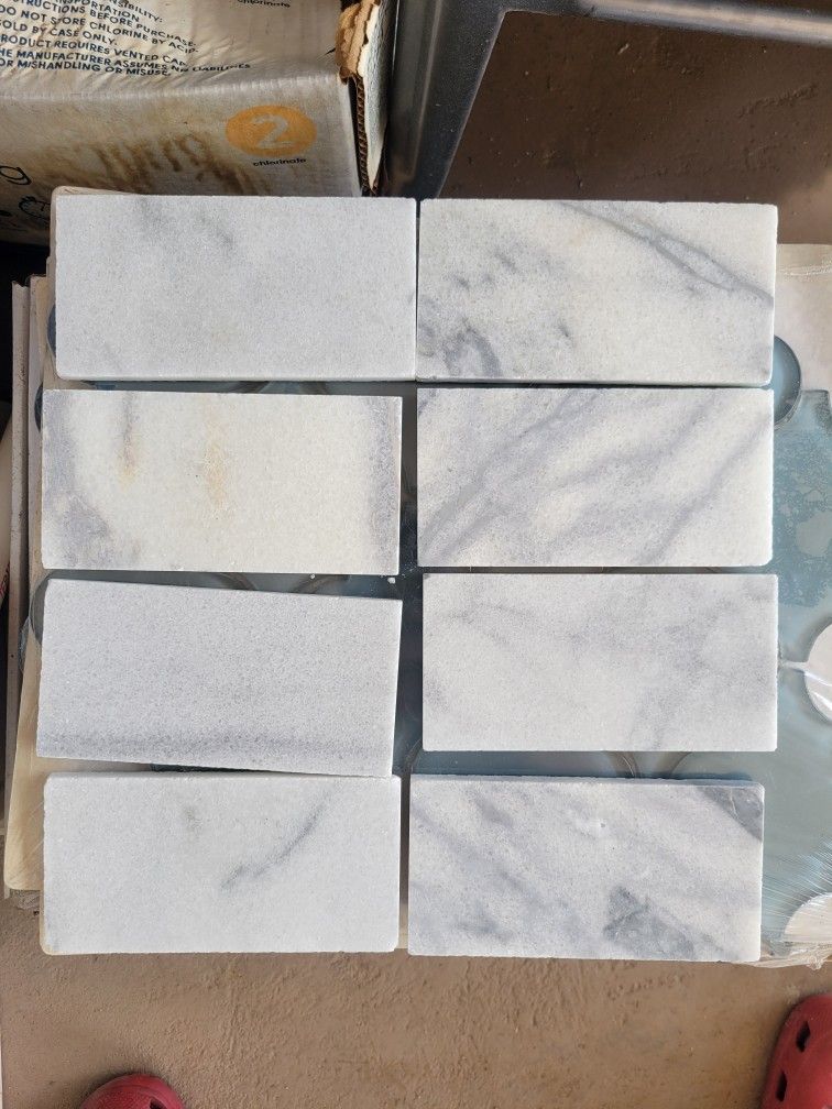 Marble Subway Tile 3x6 35sq FT