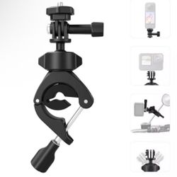 TELESIN Camera Mount Clamp Handlebar Adapter Rotatable for GoPro 12/11/10/9/8/7