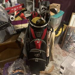 Taylor made Golf Bag And Clubs 