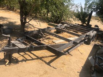8x21 double axel trailer