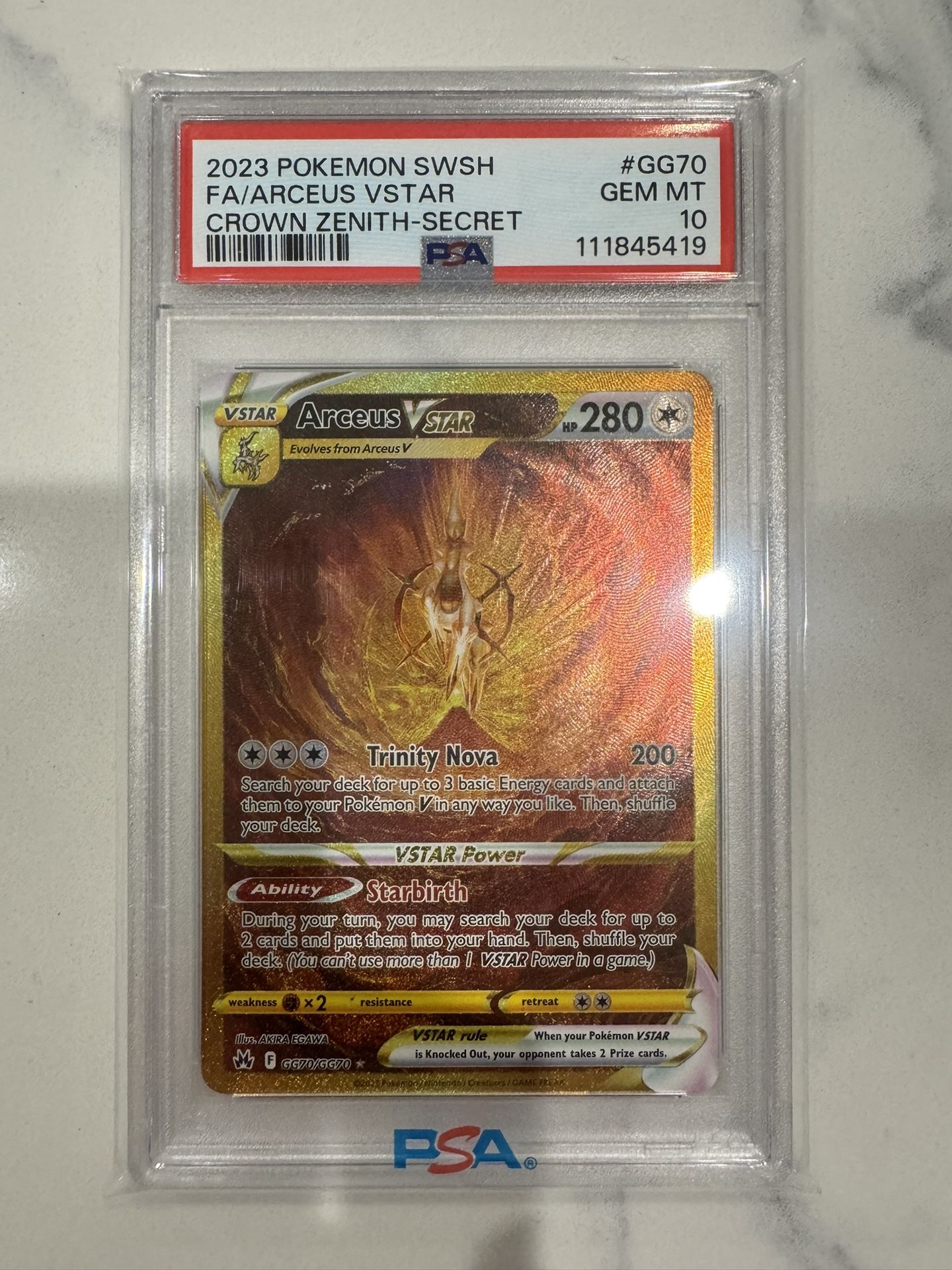 Arceus Vstar PSA 10