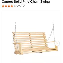 Wooden Swing ,new In Box