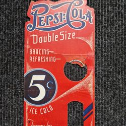 Original Pepsi Cola Double Dot Bottle Display 