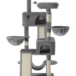 SHA CERLIN 65in Larger Cat Tree Tower