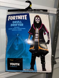 Fortnite Skull Drifter costume, Child Medium (8-10)