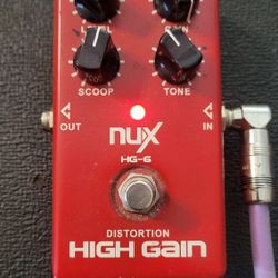 Nux High Gain distortion pedal