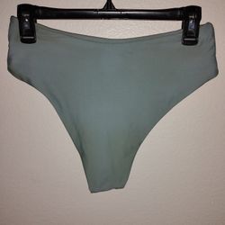 Zaful Women's Olive Green Cheeky Bikini Bottom