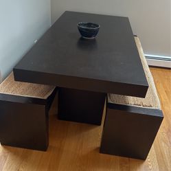 Dark Wood Table