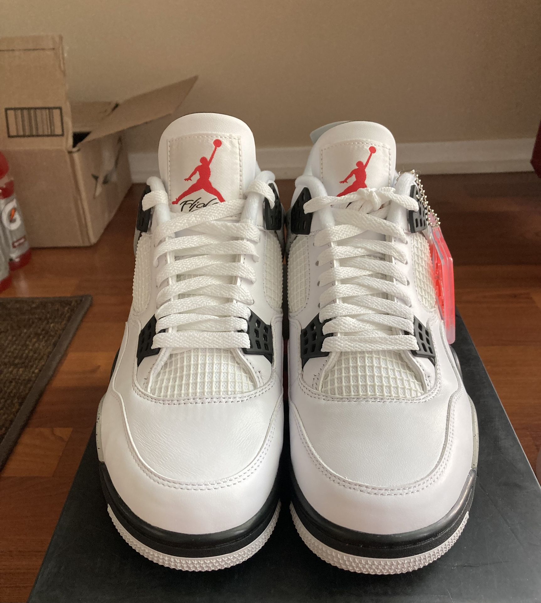 Nike Air Jordan IV 4 “White Cement” Sz 12
