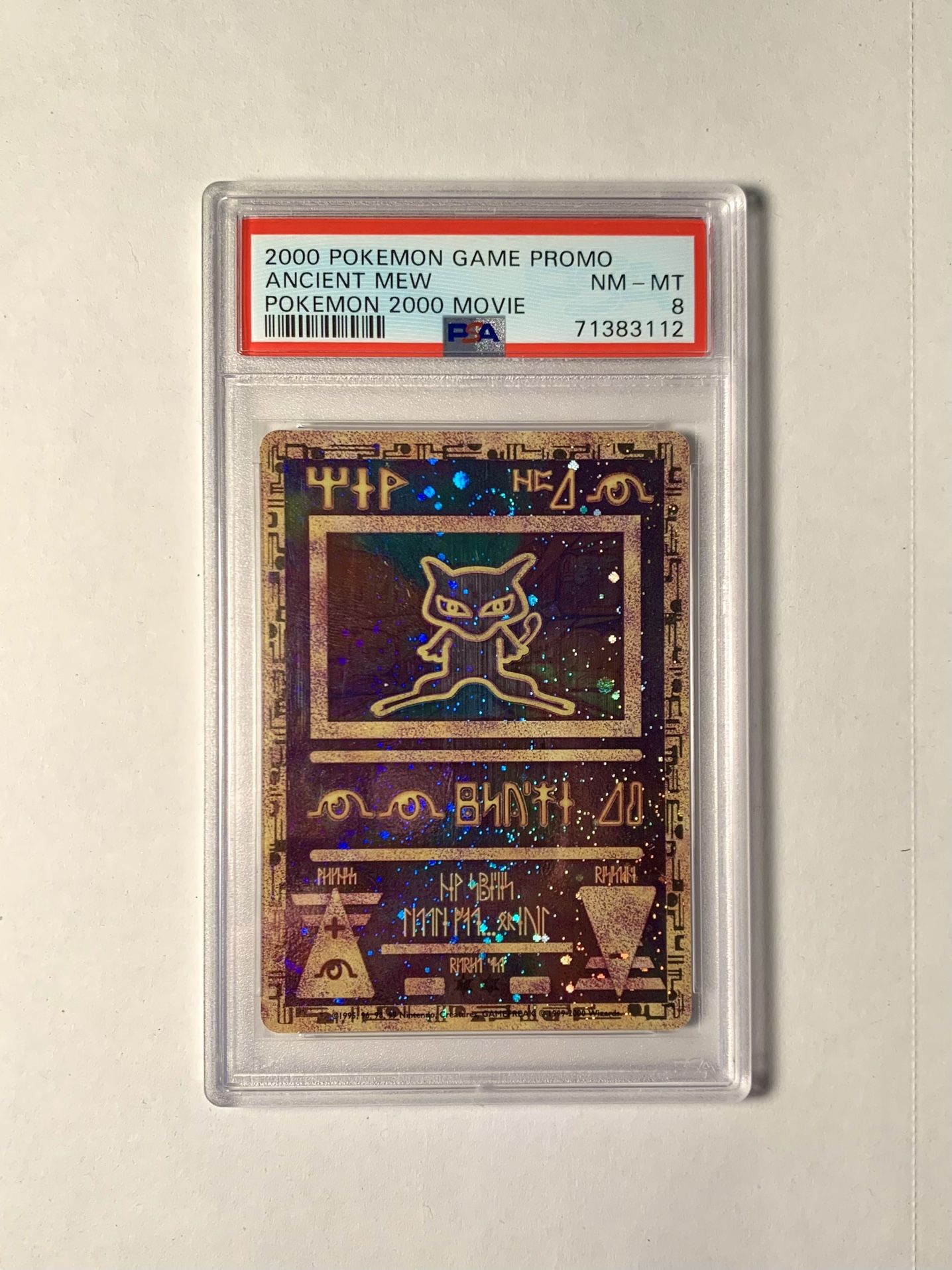 Ancient Mew Pokemon 2000 Movie Promo Holo PSA 8