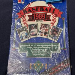 1989 Upper Deck Baseball Wax Box