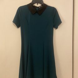 Short Sleeve Above Knee Flare Dress