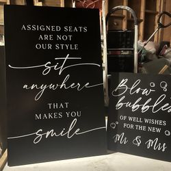 Wedding Signs