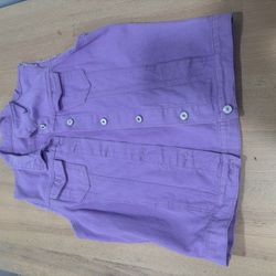 Pink Denim Jacket Size Small