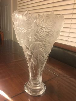 Clear vase