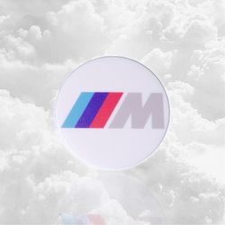 White BMW Logo Pop Socket Cell Phone Grip Accessory 4cm