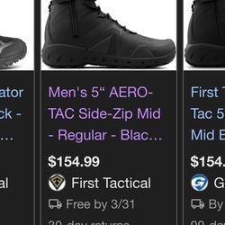 First Tactical Boots