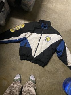 Vintage 90’s Golden state Warriors NBA ProPlayer Puffer Jackat