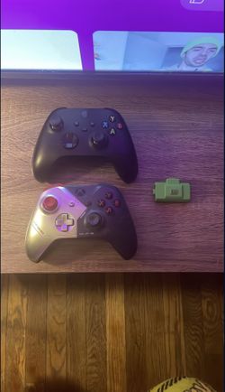 Two xbox controllers