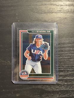 2022 USA Baseball Stars And Stripes Jackson Holiday Baseball Card #57