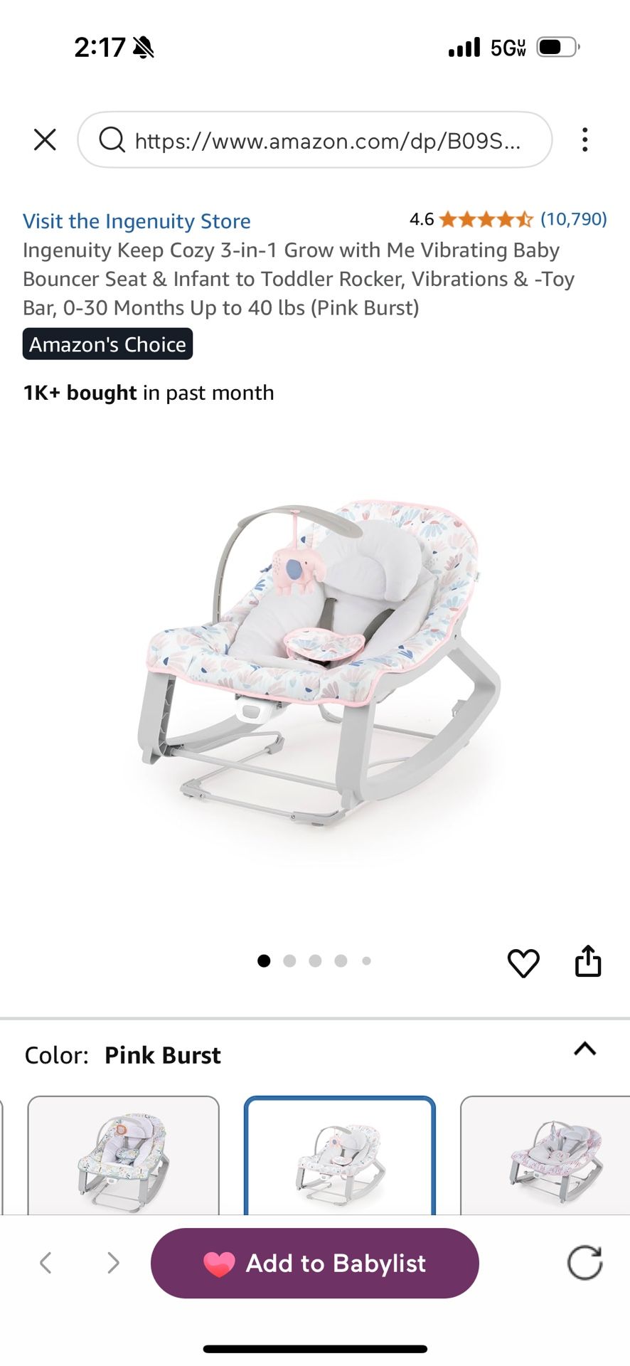 Baby Bouncer Seat