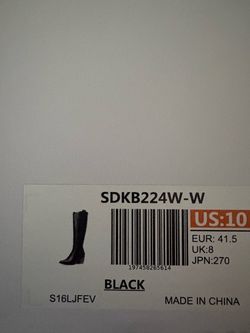 New Black boots
