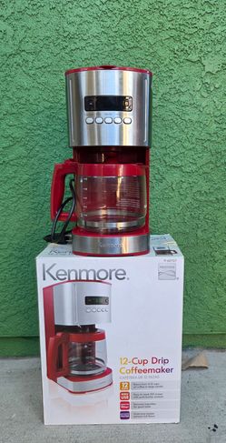 Kenmore 12-Cup Drip Coffeemaker Red