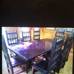 8 Chair Dining Room Table 