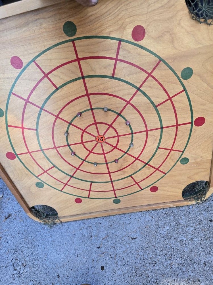 Vintage Carrom Game Board Table Model