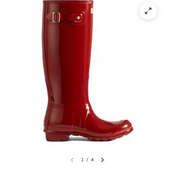 Red Hunter Boots “NEW”