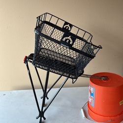 Bicycle Rear Topeak Rack and Basket