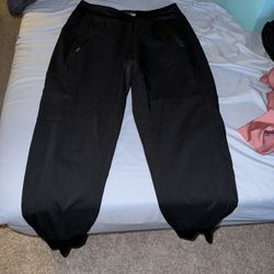 Black scrub pants $20