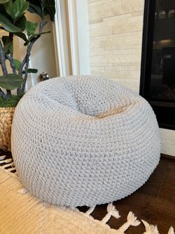 Hand Crocheted Bean Bag Chair