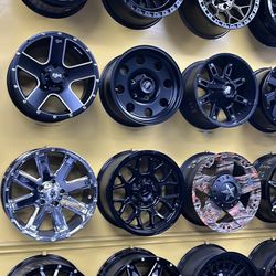COMPACT CAR WHEELS AND TIRES $10 DOWN 