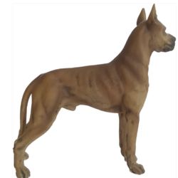 RARE FIND***Vintage Antique Great Dane Dog Bisque Statue/Figurine 