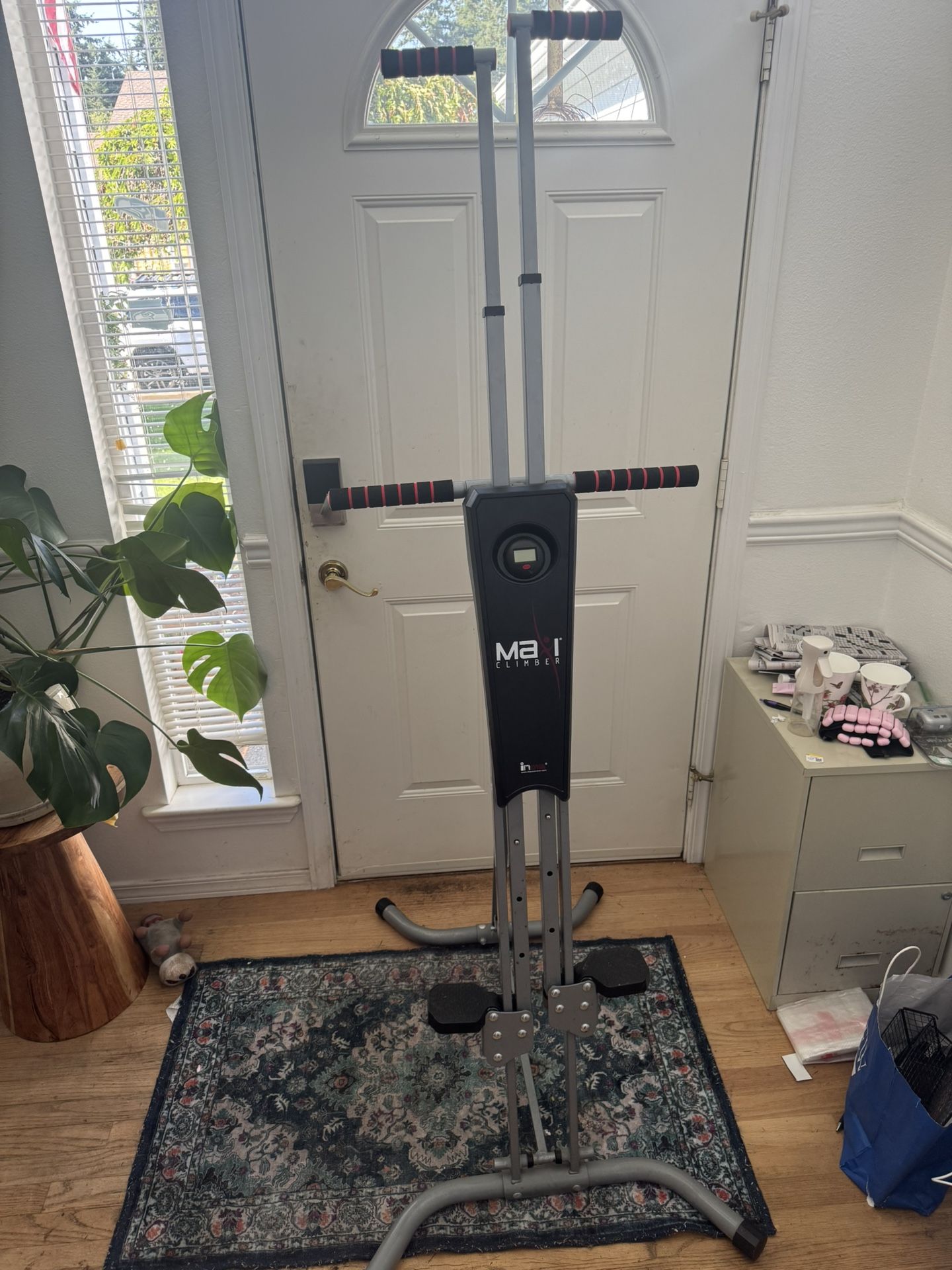 Inova Maxi Climber Vertical Climber Home Workout Machine w/Elastic