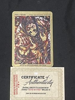 Scorpions Metal Trading Card