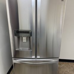 Kenmore 3 Door Stainless Steel Refrigerator 
