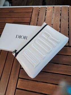 WHITE Dior Trousse Pouch - NIB